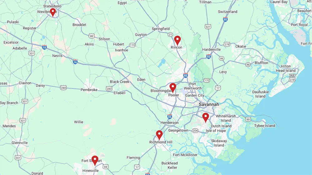 Locations Map